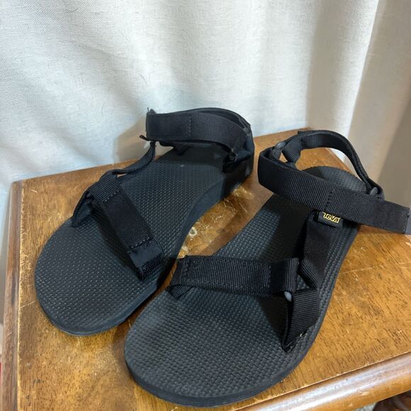 Teva Womens Size 8 Black Midform Universal Platform Sandals 1090969 Walking - Picture 10 of 10